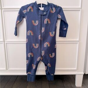 Hanna Andersson Blue Rainbow Kids Pajamas